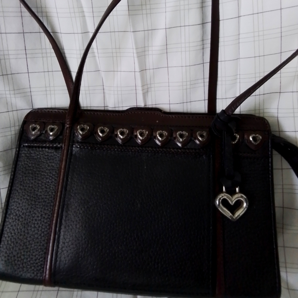 Vintage BRIGHTON Paris Peekaboo Hearts & Wallet Organizer Purse